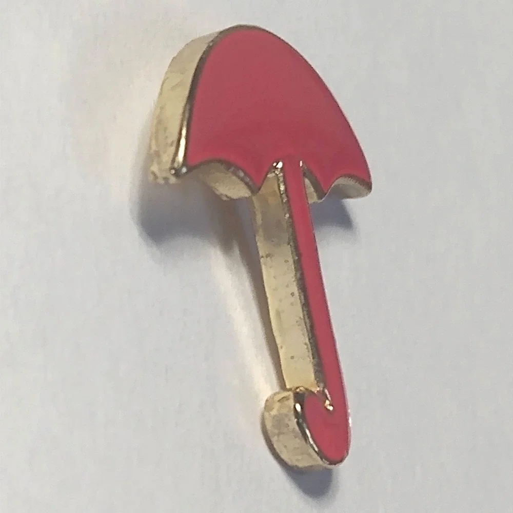 VTG Travelers Insurance Red Umbrella 3PK Enamel Pin Advertising Memorabilia Logo